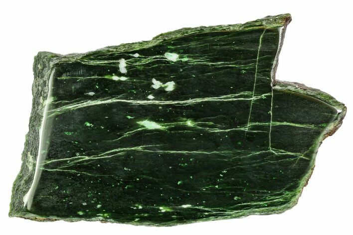 Polished Canadian Jade (Nephrite) Slab - British Colombia #112746